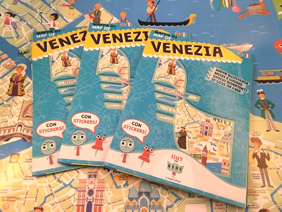 La mappa di Venezia per bambini